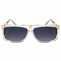 Clear Frame Square Sunglasses