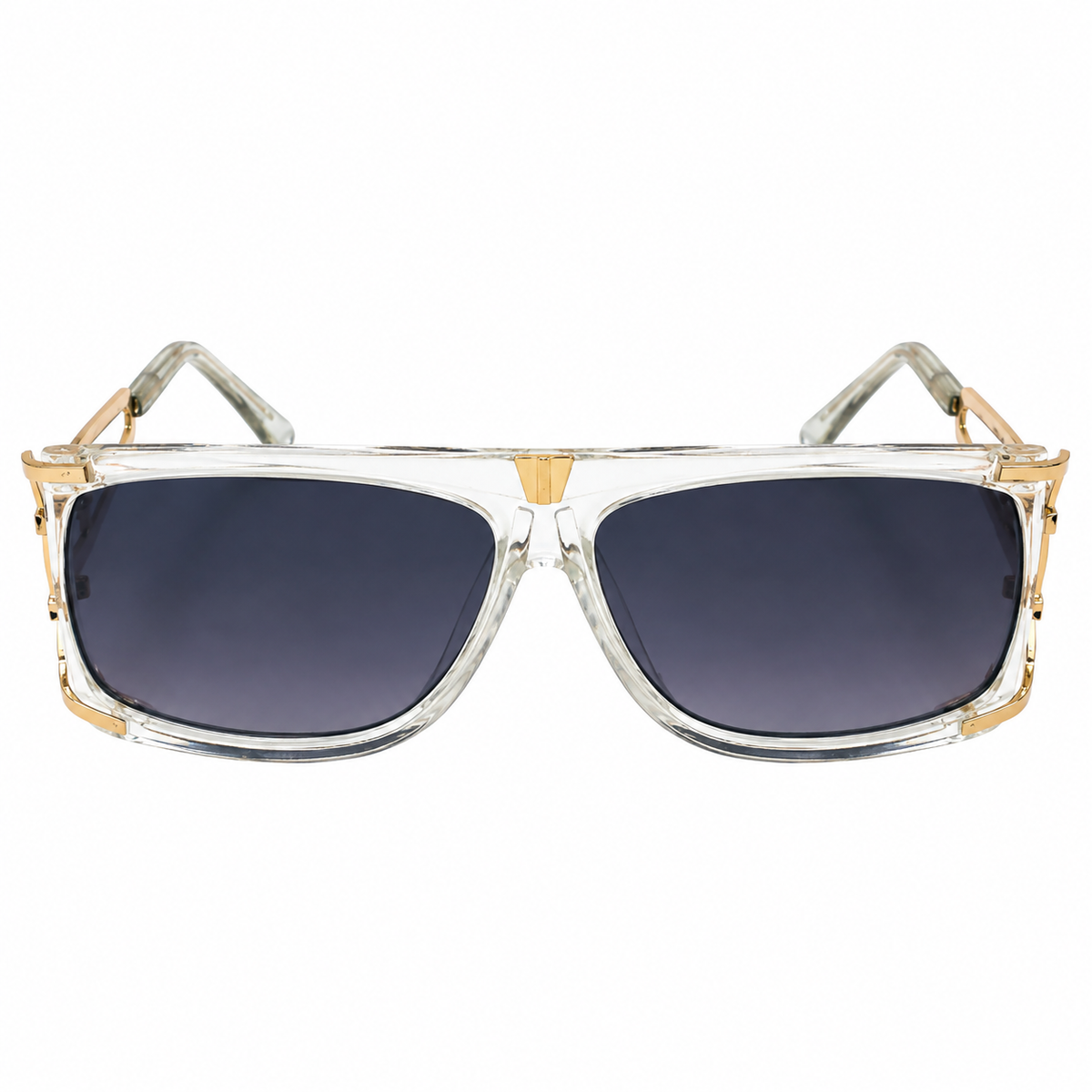 Clear Frame Square Sunglasses