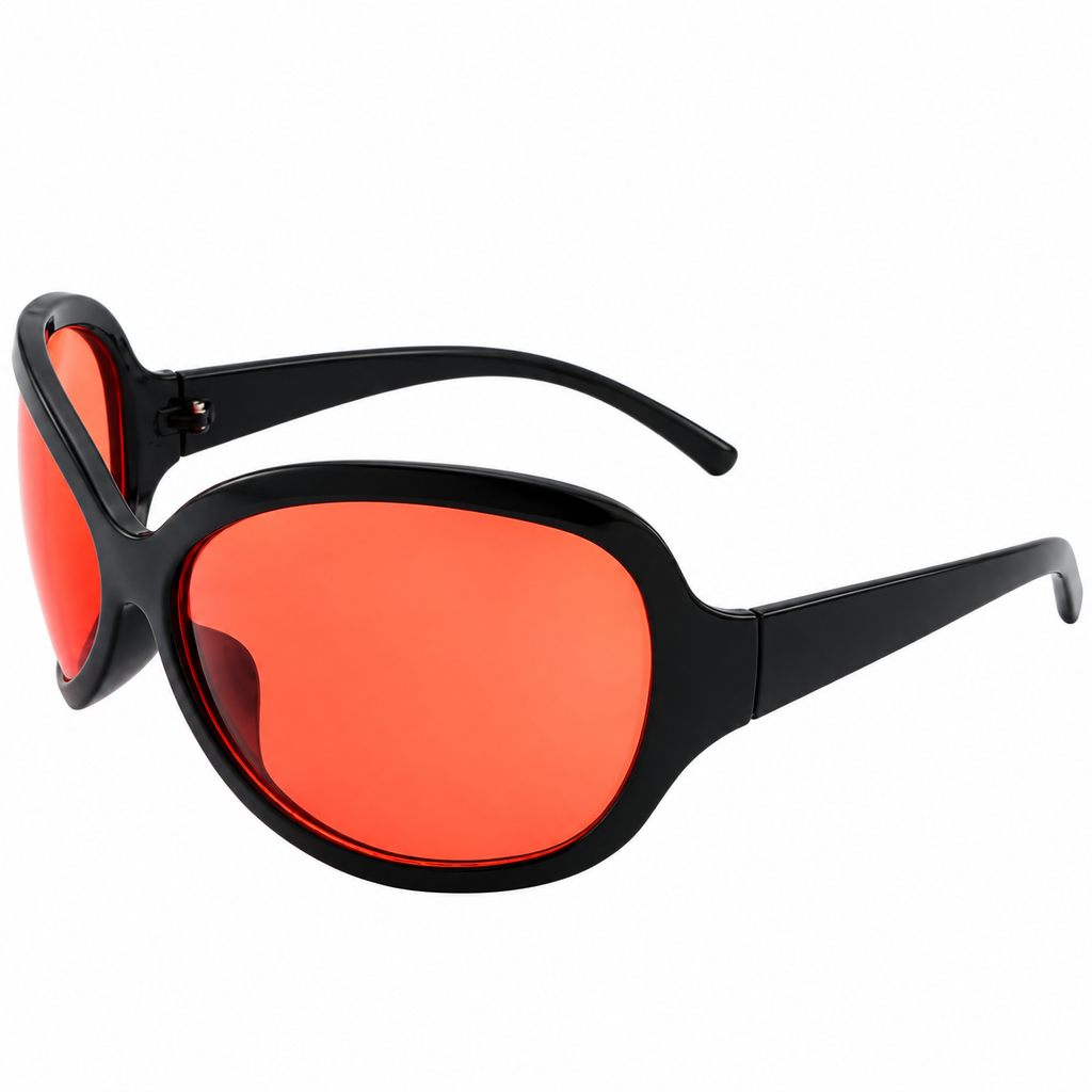 Oversized Butterfly Shield Wraparound Sunglasses