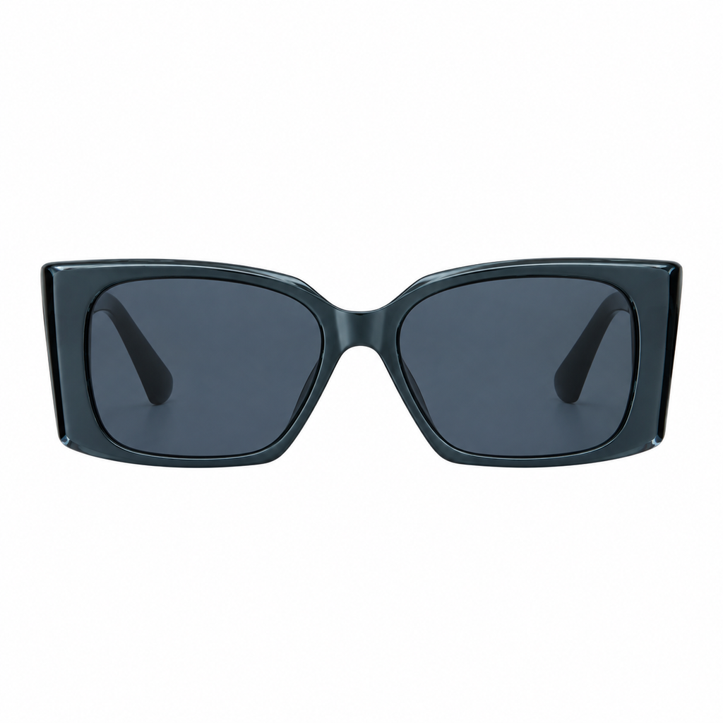 Upswept Wide-Arm Statement Sunglasses