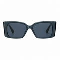 Upswept Wide-Arm Statement Sunglasses