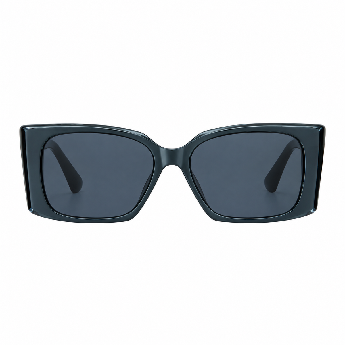 Upswept Wide-Arm Statement Sunglasses