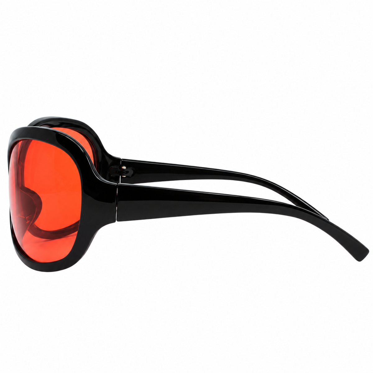 Oversized Butterfly Shield Wraparound Sunglasses