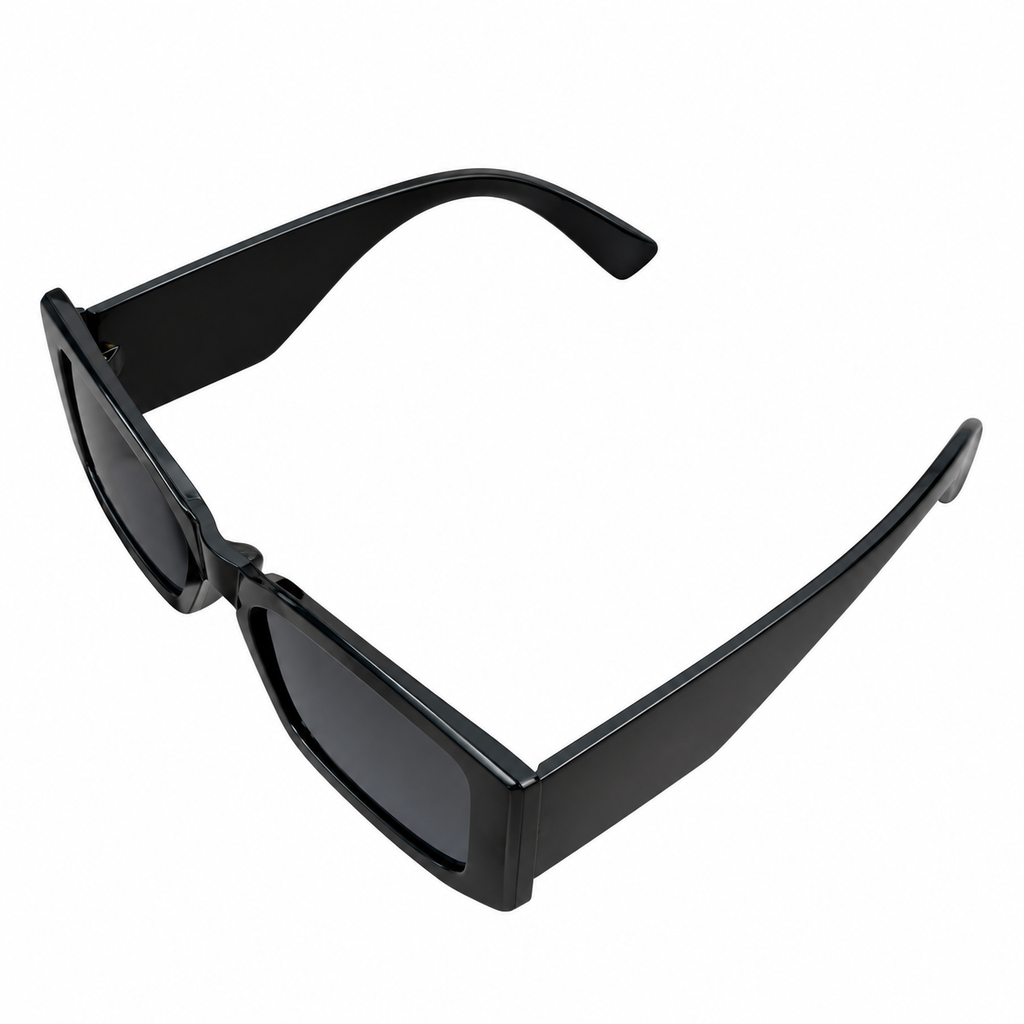 Upswept Wide-Arm Statement Sunglasses