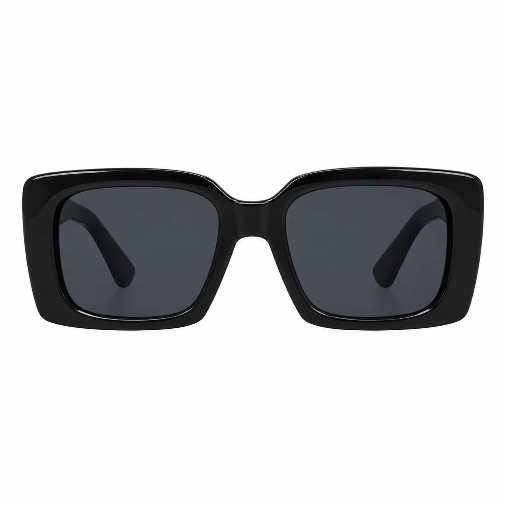 Sleek Oversized Rectangle Sunglasses