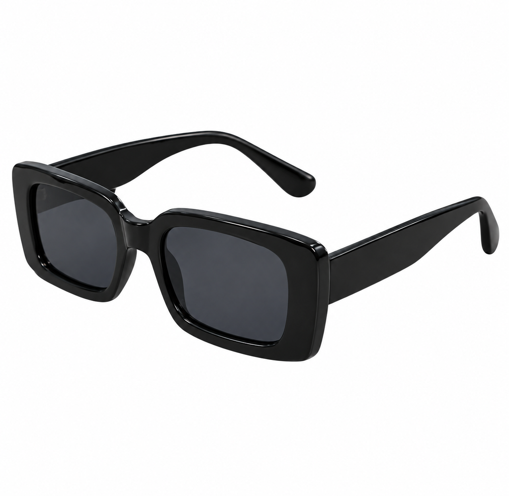 Sleek Oversized Rectangle Sunglasses