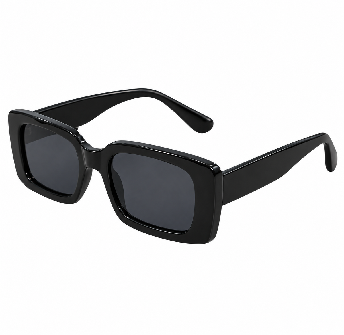 Sleek Oversized Rectangle Sunglasses