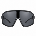 Futuristic Wrap Shield Sunglasses