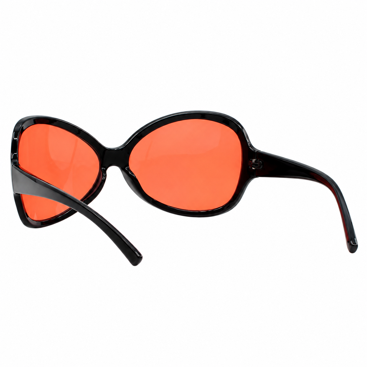 Oversized Butterfly Shield Wraparound Sunglasses
