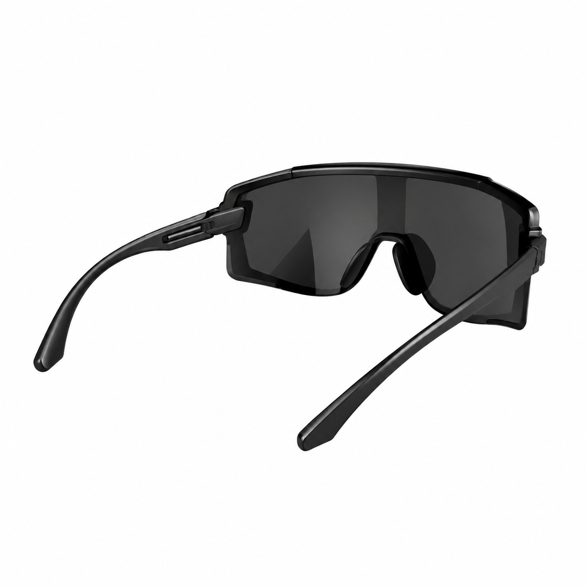 Futuristic Wrap Shield Sunglasses
